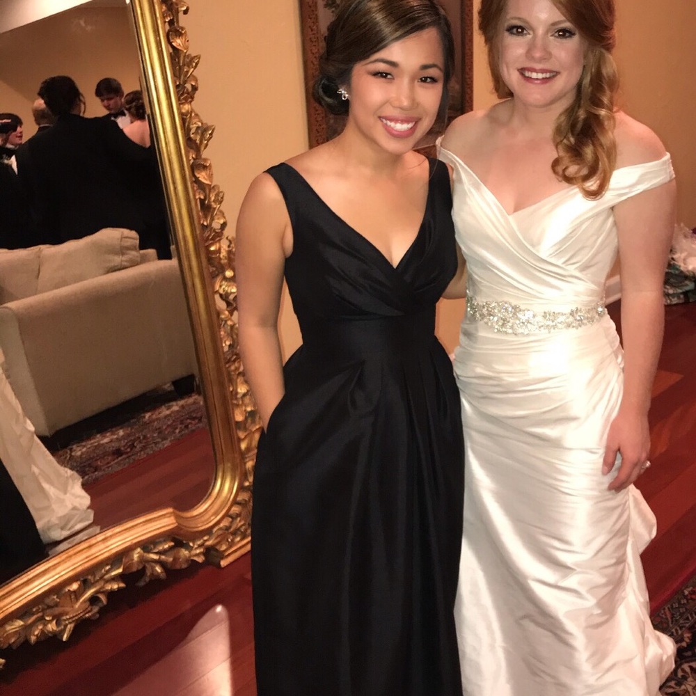 Black maxi dress